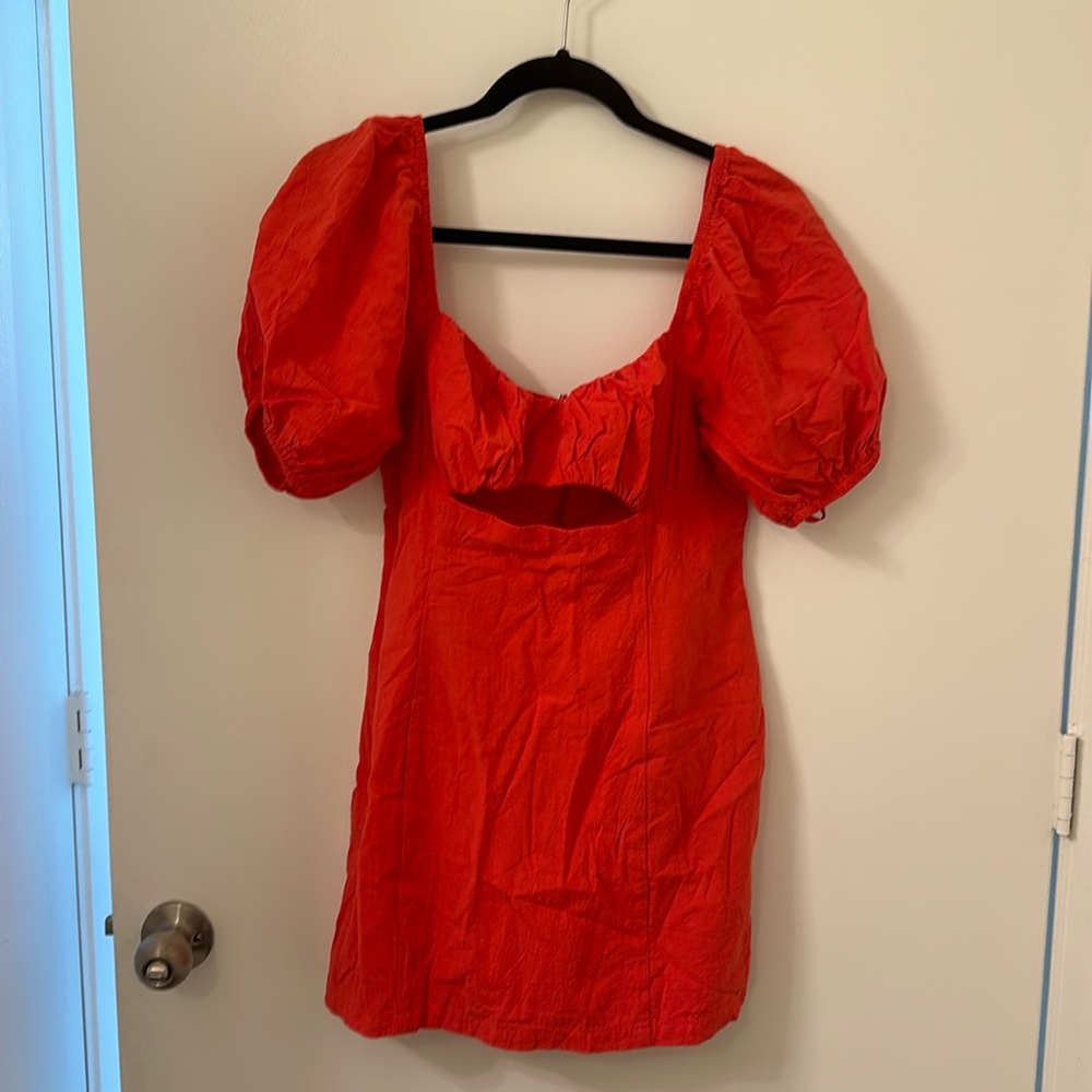 American threads red dress